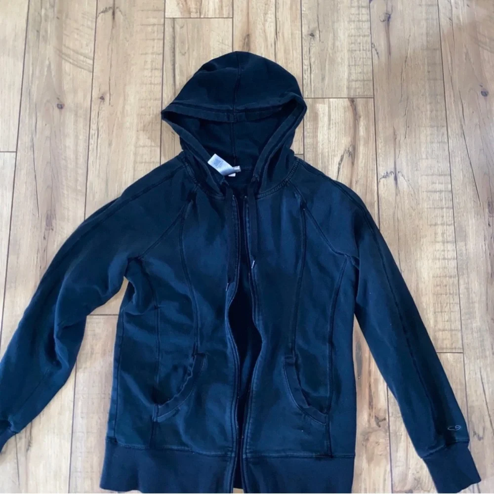 Black zip up jacket